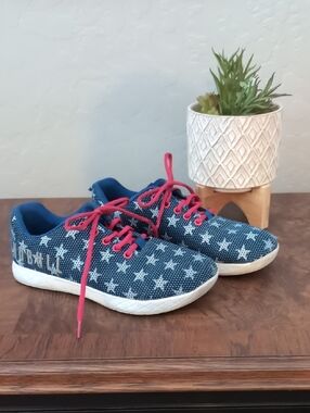 NO BULL USA Flag Sneakers